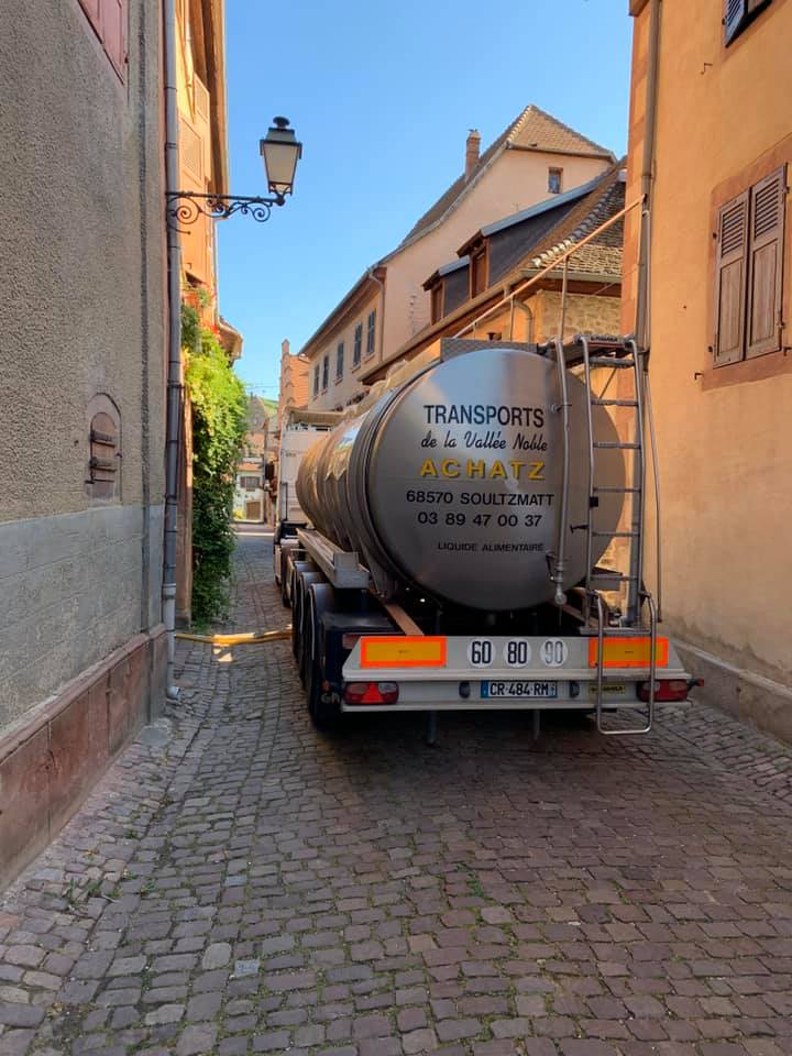 Citerne en livraison